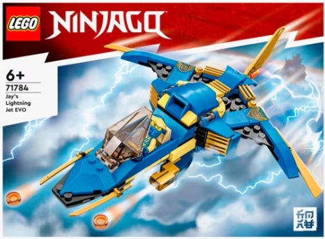 LEGO - NINJAGO® 71784 "Jay EVO villám repülője"