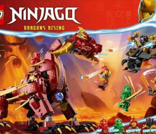 LEGO - NINJAGO 71793 "Hőhullám átalakítható lávasárkány"
