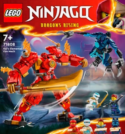 LEGO - NINJAGO 71808 "Kai elemi tűzrobotja"